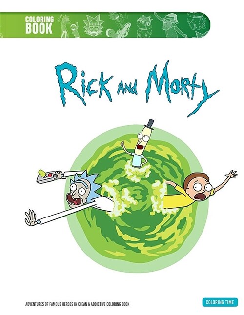 Rick and Morty Coloring Book (Paperback)