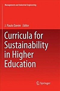 Curricula for Sustainability in Higher Education (Paperback)