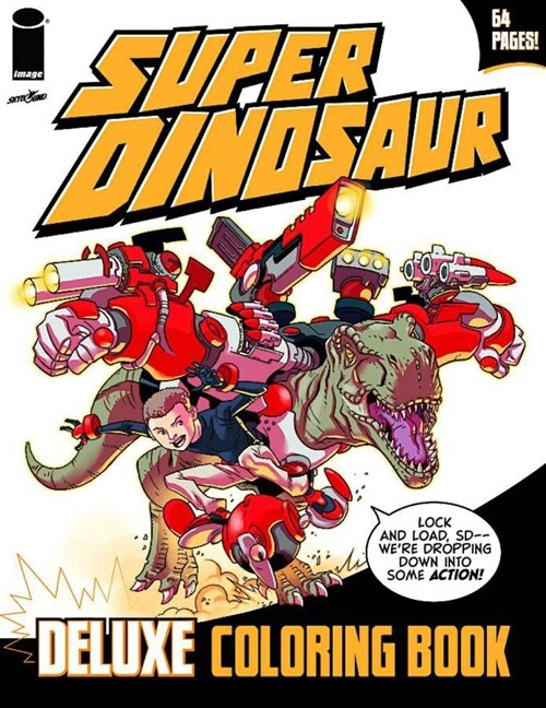 Super Dinosaur Deluxe Coloring Book (Paperback)