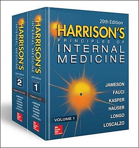[중고] Harrisons Principles of Internal Medicine (Vol.1 & Vol.2) (Hardcover, 20th)