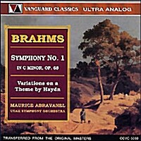 [중고] BRAHMS-Symphony No.1/ Maurice Abravanel