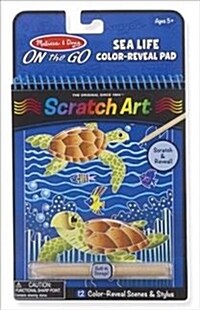 Sealife Color-reveal Scratch Art Pad (Toy)