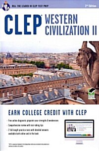 Clep(r) Western Civilization II Book + Online (Paperback, 2, Green)