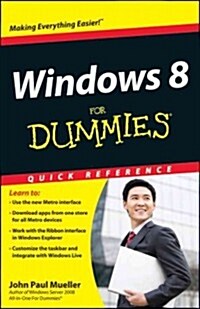 Windows 8 for Dummies Quick Reference (Paperback)