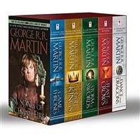 George R. R. Martin's a Game of Thrones 5-Book Boxed Set (Song of Ice and Fire Series): A Game of Thrones, a Clash of Kings, a Storm of Swords, a Feas (Boxed Set, Paperback)