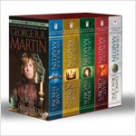 George R. R. Martin's a Game of Thrones 5-Book Boxed Set (Song of Ice and Fire Series): A Game of Thrones, a Clash of Kings, a Storm of Swords, a Feas (Boxed Set, Paperback)