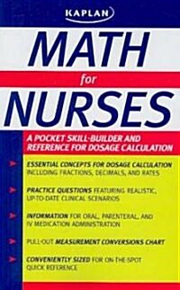 Math for Nurses (Paperback, 1st)