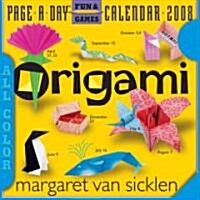 Origami 2008 Calendar (Paperback, Page-A-Day )