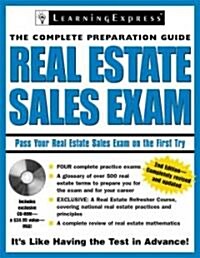 Real Estate Sales Exam (Paperback, CD-ROM)