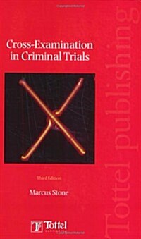 Cross-examinations in Criminal Trials (Paperback, 3 Revised edition)