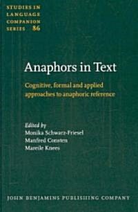 Anaphors in Text (Hardcover)
