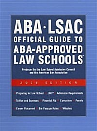 Aba - Lsac Official Guide to Aba-approved Law Schools 2008 (Paperback)