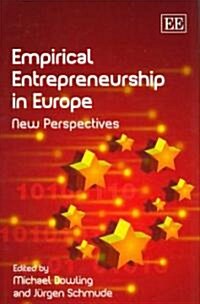 Empirical Entrepreneurship in Europe : New Perspectives (Hardcover)