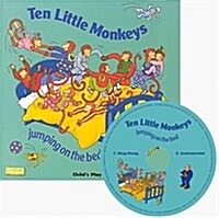 [중고] Ten Little Monkeys: Jumping on the Bed [With CD (Audio)] (Paperback)