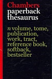 Chambers Paperback Theaurus (Paperback)