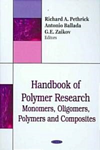 Handbook of Polymer Research (Hardcover, UK)