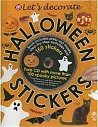 [중고] Lets Decorate Halloween Stickers (Paperback, Compact Disc, STK)