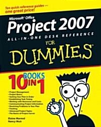 Microsoft Project 2007 All-In-One Desk Reference for Dummies (Paperback)