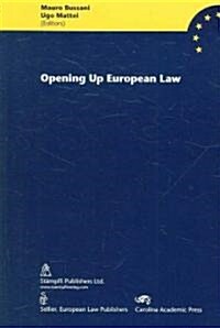 Opening Up European Law (Paperback)