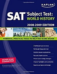 Kaplan Sat Subject Test World History 2008-2009 (Paperback)