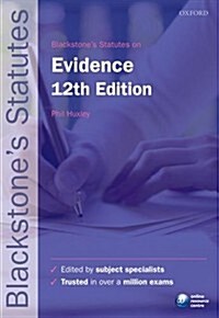 Blackstones Statutes on Evidence (Paperback)