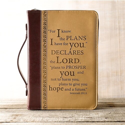 Bible Cover Xlarge Luxleather I Know the Plans (Other)