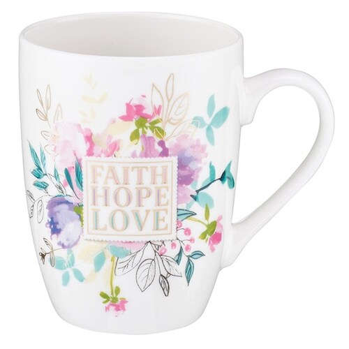 Value Mug Faith Hope Love Floral (Other)