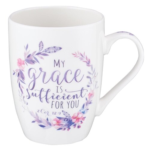 Value Mug Grace Is Sufficient Floral (Other)