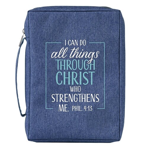 Bible Cover Large Value I Can Do All Things (Other)