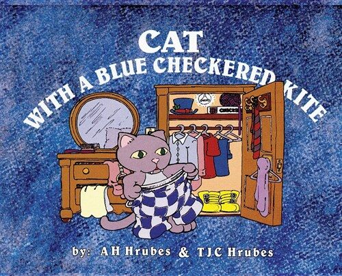 Cat with a Blue Checkered Kite (Hardcover, 2)