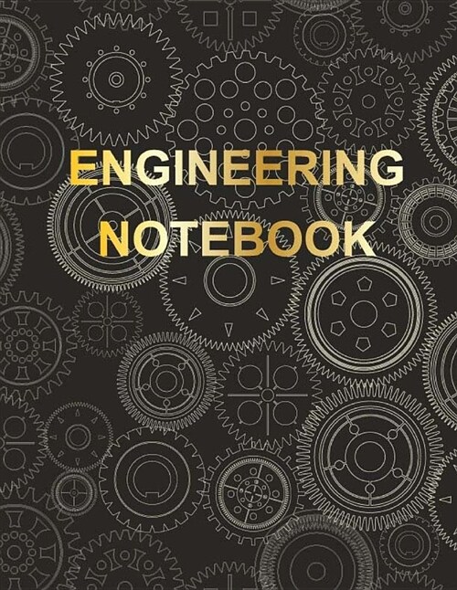Engineering Note Book: Blank Graph Paper Quad Rule 5x5 (Large 8.5x11 - 48 Sheets/96 Pages) (Paperback)
