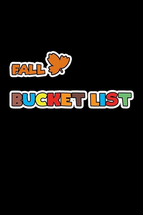 Fall Bucket List: Bff Couples (Paperback)