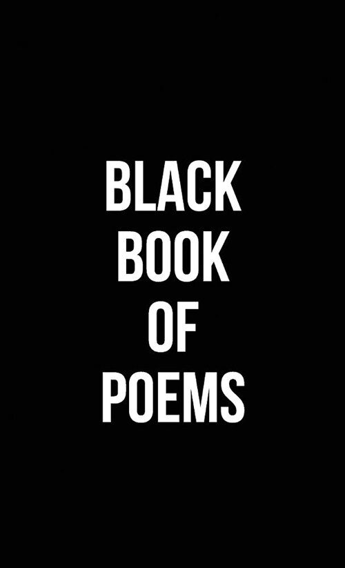 Black Book of Poems (Hardcover)