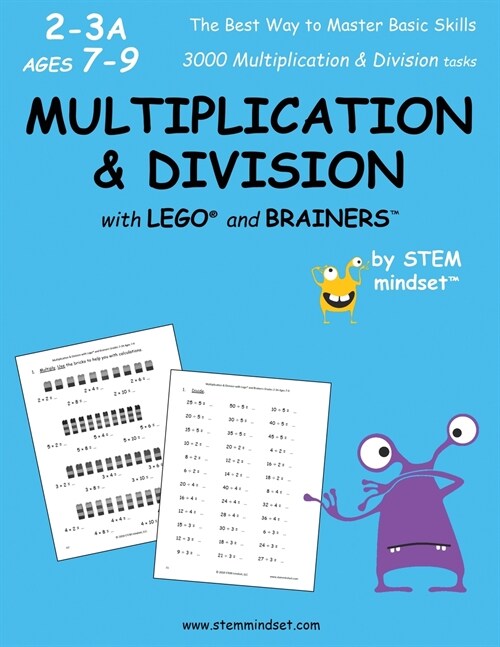 Multiplication & Division with Lego and Brainers Grades 2-3a Ages 7-9 (Paperback)