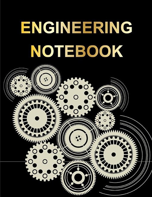 Engineering Notebook: Blank Graph Paper Quad Rule 5x5 (Large 8.5x11 - 48 Sheets / 96 Pages) (Paperback)