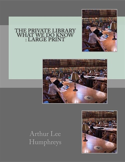 The Private Library What We Do Know: Large Print (Paperback)