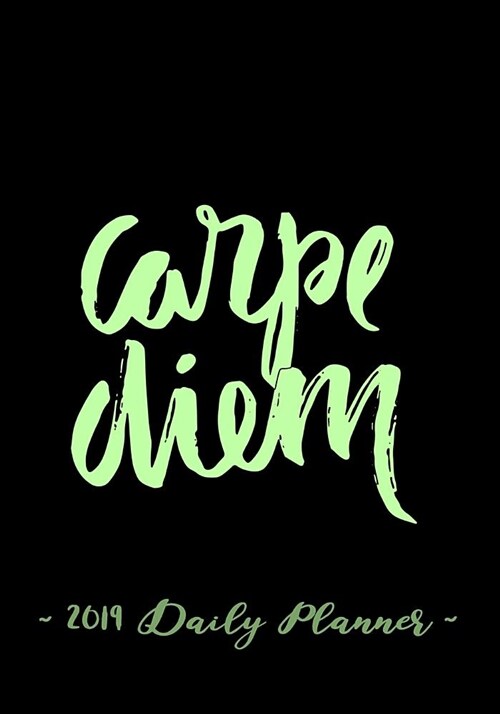 2019 Daily Planner - Carpe Diem: 7 X 10, 12 Month Success Planner, 2019 Calendar, Daily, Weekly and Monthly Personal Planner, Goal Setting Journal, In (Paperback)