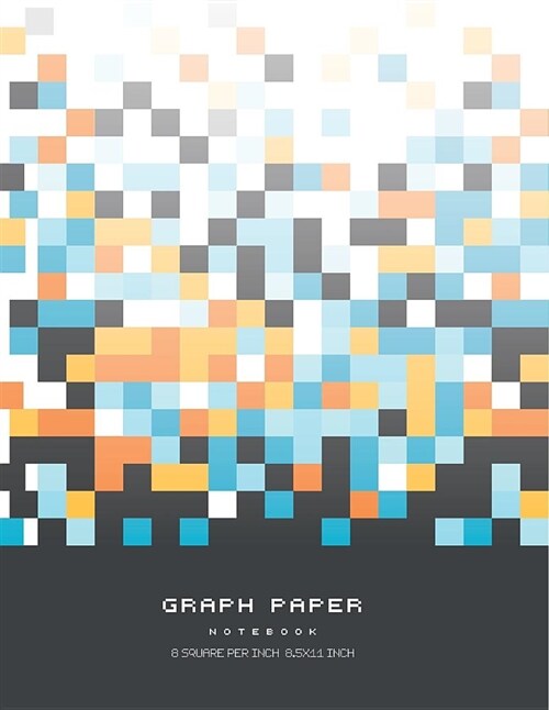 Graph Paper Notebook: 1/8 Inch Squares Blank Graphing Paper Book Design Pixel Art Drawing Sketchbook Pictures Game College Students Children (Paperback)