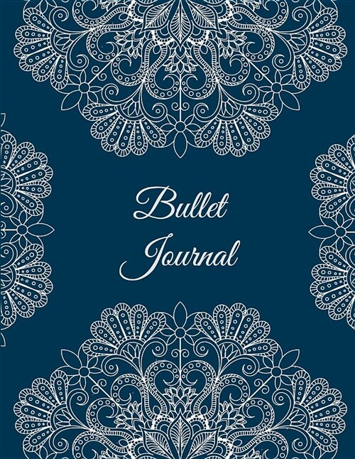Bullet Journal: Classic Mandala, 8.5 X 11 Dot Grid Sketchbook Journal, Daily Notebook to Write In, Dotted Journal (Paperback)