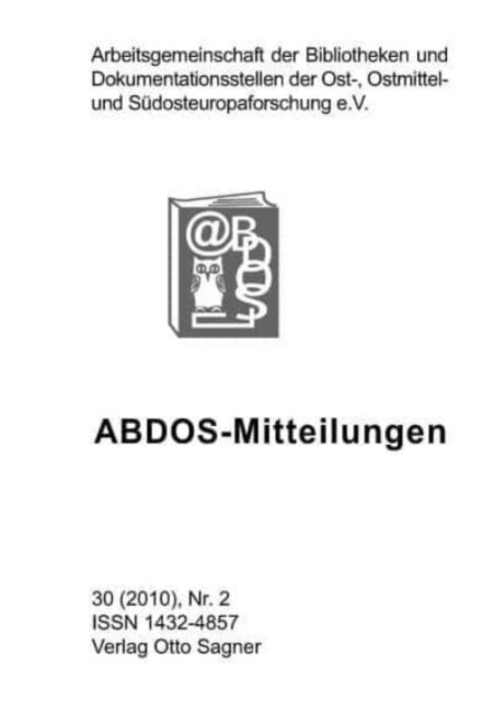 ABDOS-Mitteilungen 30 (2010), Nr. 2 (Paperback)