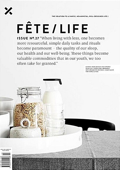 Fete Magazine (계간 호주판): 2018년 No.27