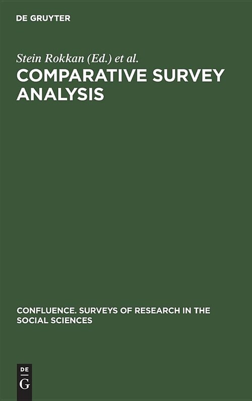 Comparative Survey Analysis (Hardcover)