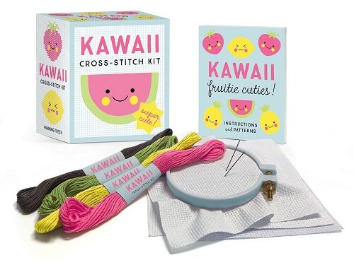 Kawaii Cross-Stitch Kit: Super Cute! (Paperback)