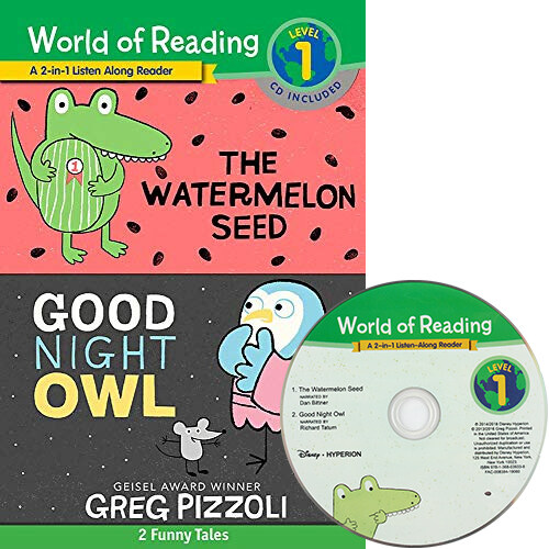 [중고] The Watermelon Seed and Good Night Owl 2-In-1 Listen-Along Reader: 2 Funny Tales with CD! [With Audio CD] (Paperback)