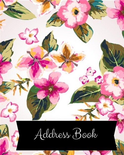 Address Book: 8 by 10 Contact Book for Birthdays, Addresses, Phone Numbers and Email, Alphabetical Organizer Journal Notebook For, M (Paperback)