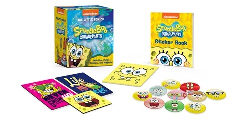 The Little Box of Spongebob Squarepants: With Pins, Patch, Stickers, and Magnets! (Paperback)