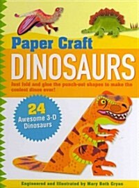 Paper Craft Dinosaurs (Spiral)