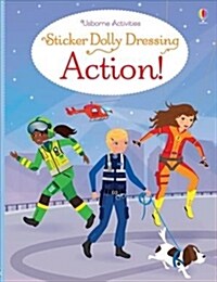 Sticker Dolly Dressing Action! (Paperback, Gatefold)