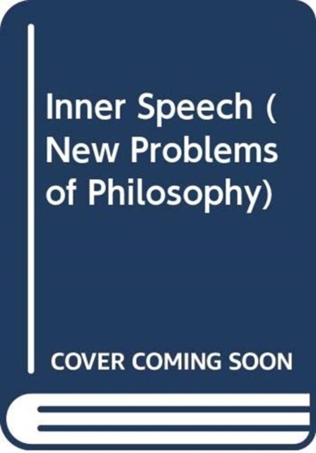 Inner Speech (Paperback, 1)