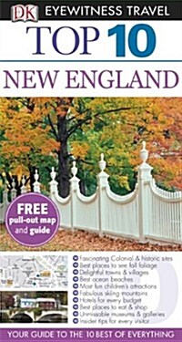 DK Eyewitness Top 10 Travel Guide: New England (Paperback)